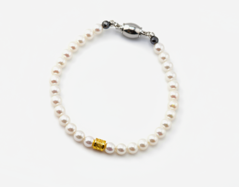 R3 パールブレスレット（シルバーカラー）詳細画像